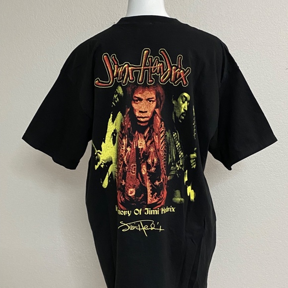 Rare Jimi Hendrix Woodstock Memorial T-Shirt - Picture 6 of 10